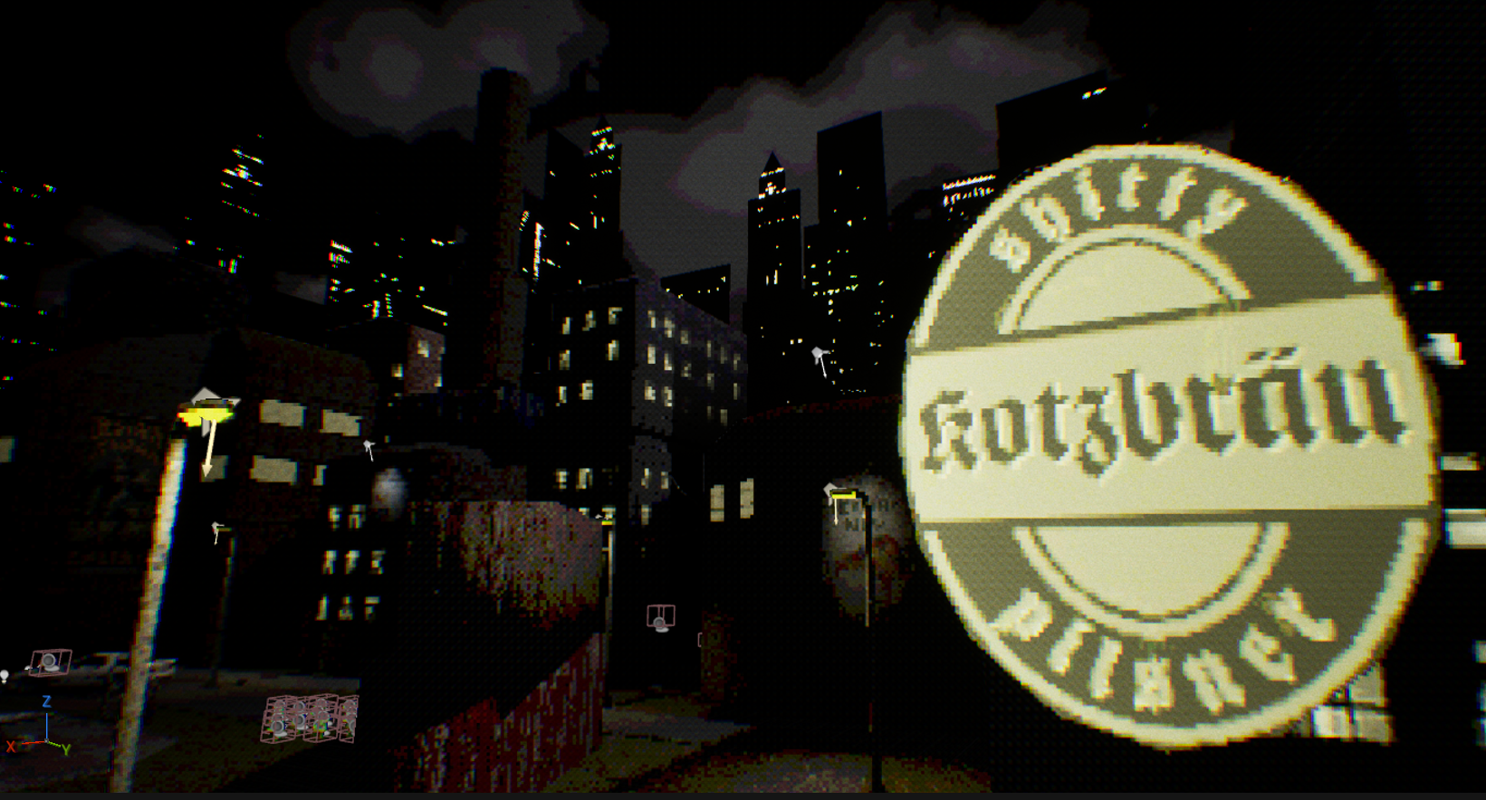 The K-Hole city environment