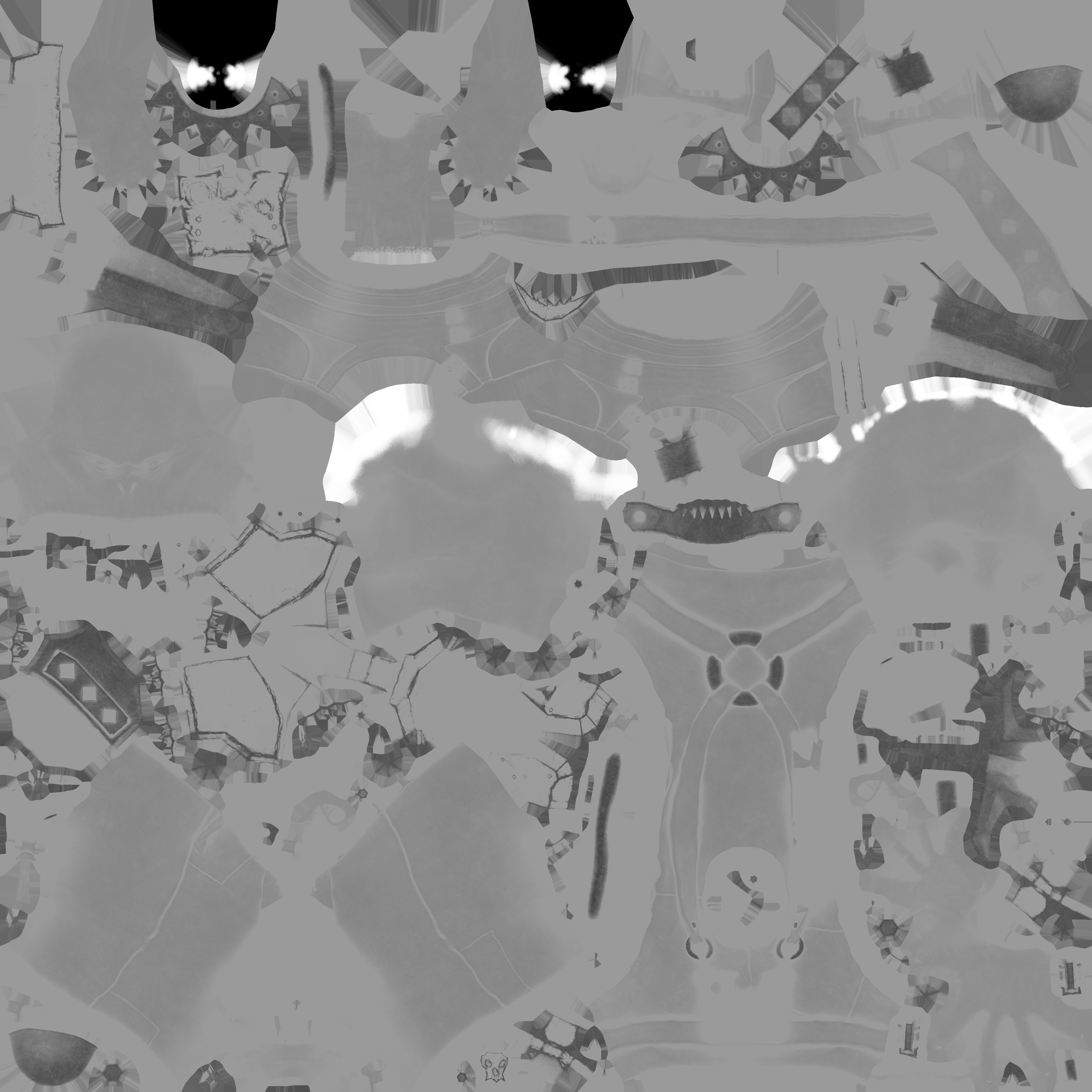 Roughness map texture